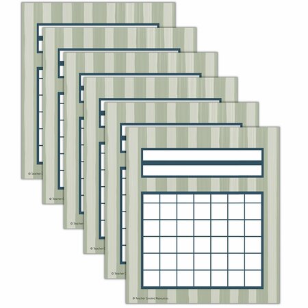 TEACHER CREATED RESOURCES Classroom Cottage Incentive Charts, 216PK 7192